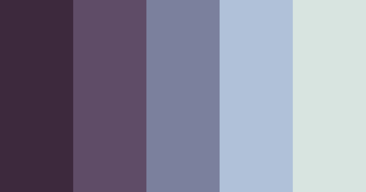 Download midnight dreams color palette PNG image (landscape)