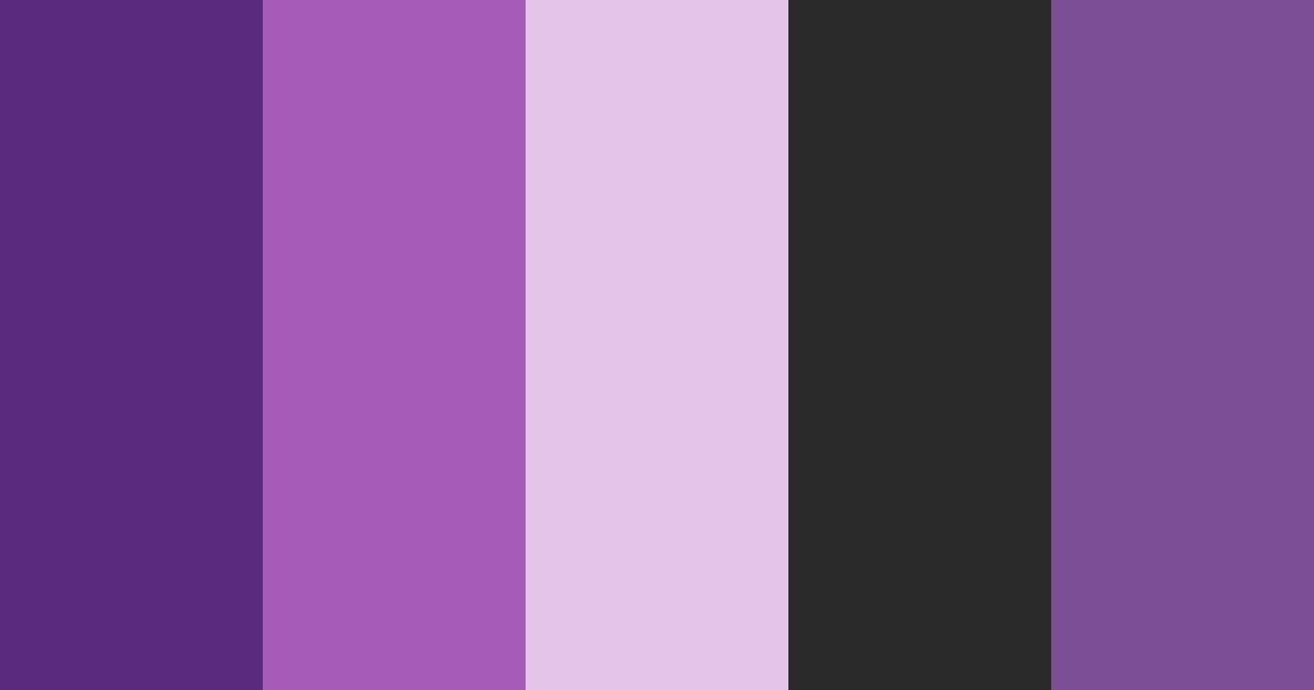 Download purple dreams color palette PNG image (landscape)