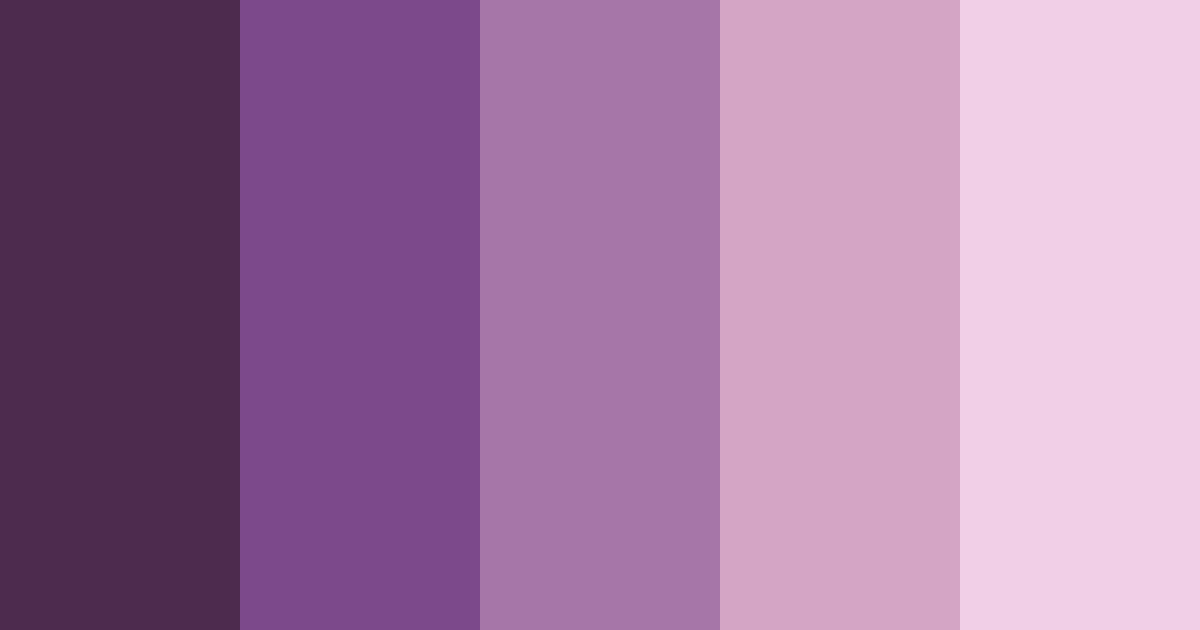 Download dark feminine color palette PNG image (landscape)