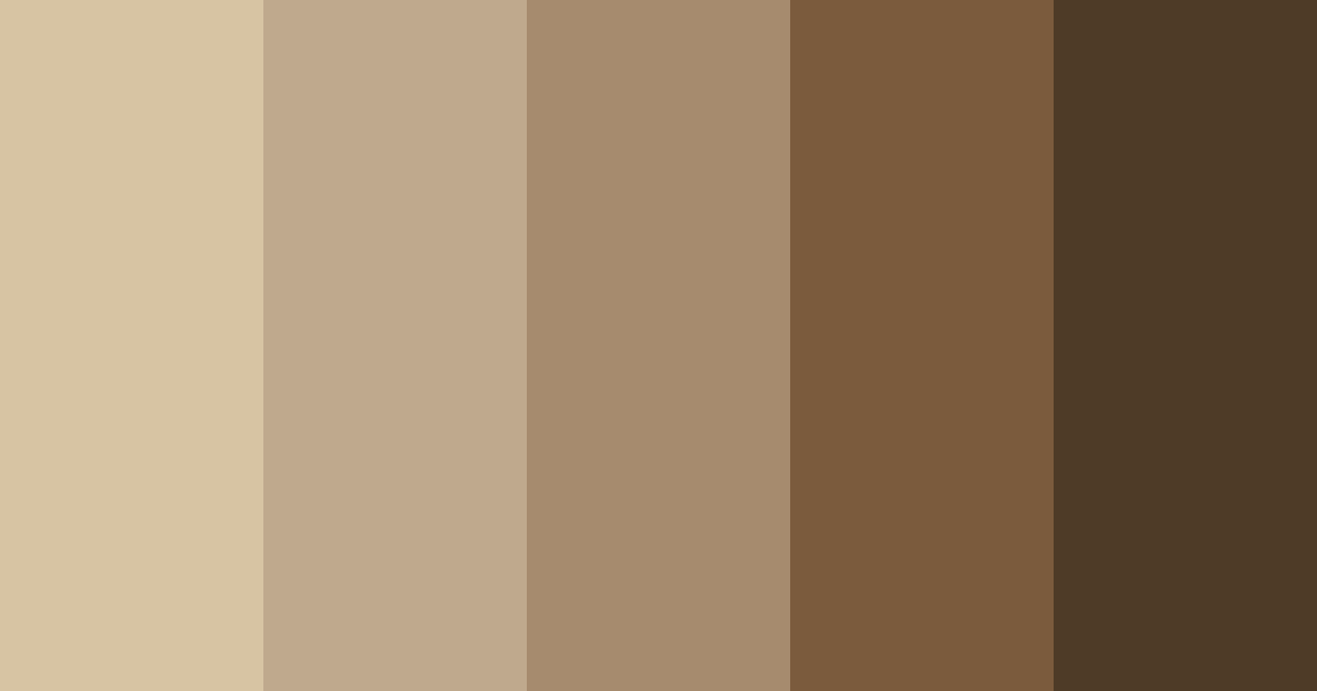 Download vintage warmth color palette PNG image (landscape)