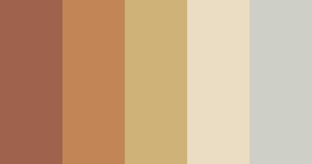 Download cozy reindeer color palette PNG image (landscape)