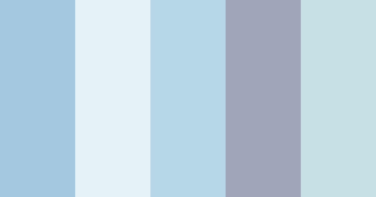 Download winter wonderland color palette PNG image (landscape)