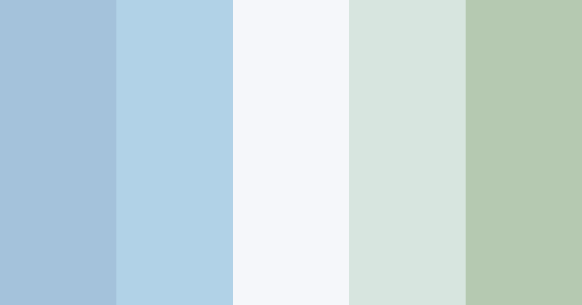 Download winter bliss color palette PNG image (landscape)