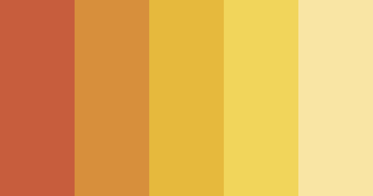 Download autumn glow color palette PNG image (landscape)