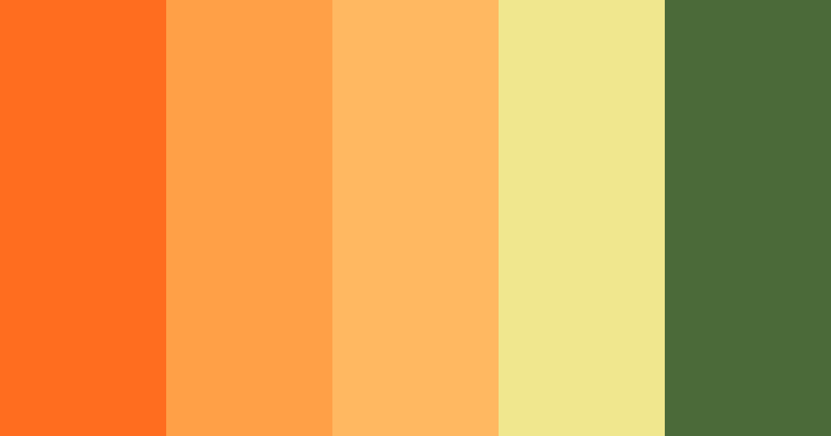 Download 70s vibes color palette PNG image (landscape)