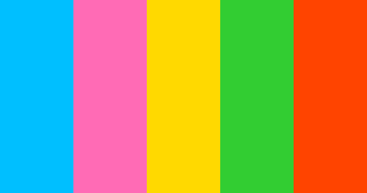 Download rainbow dash color palette PNG image (landscape)
