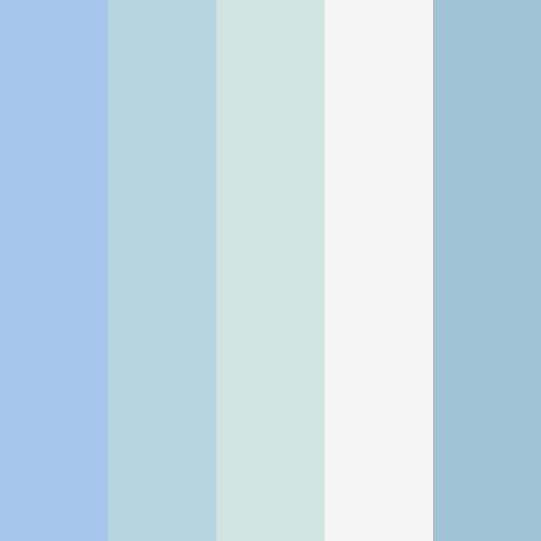 Download winter wonderland color palette PNG image (square)