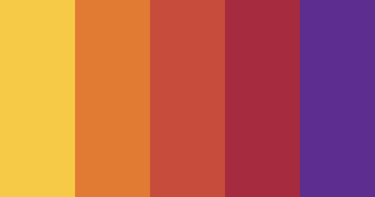 Download retro color palette PNG image (landscape)