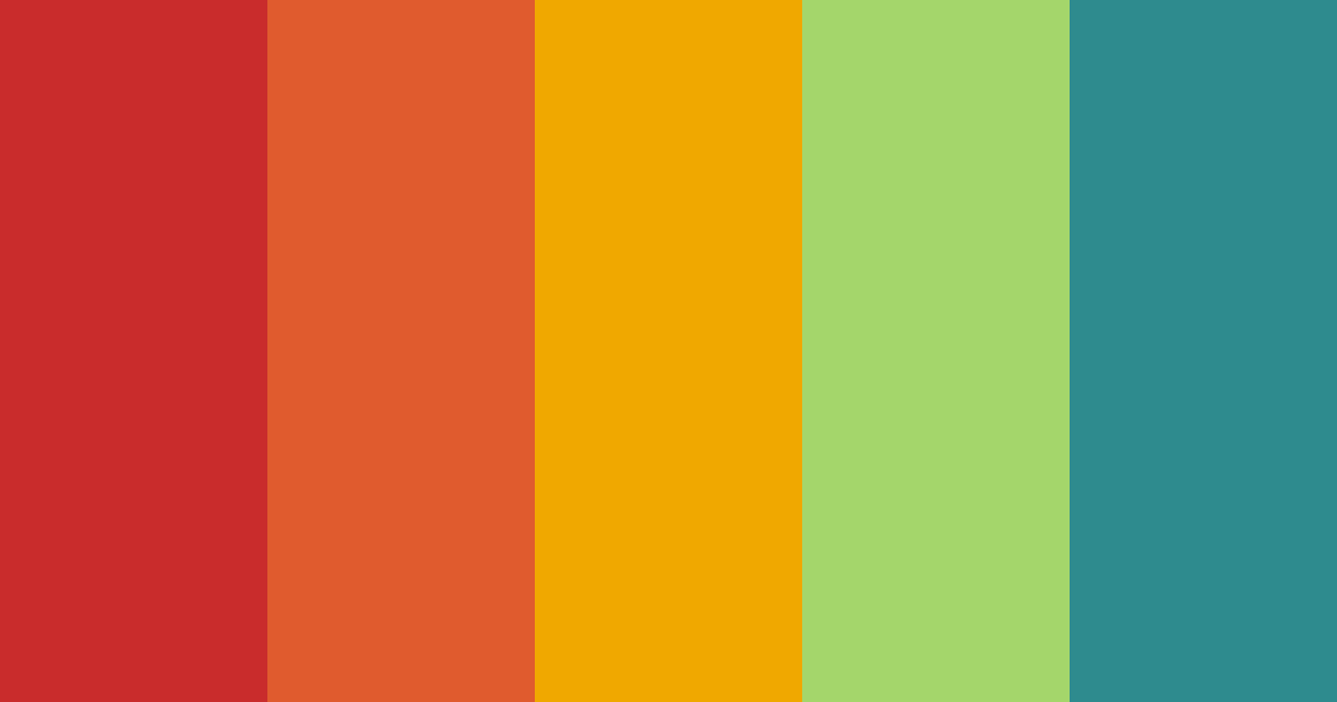 Download christmas color palette PNG image (landscape)
