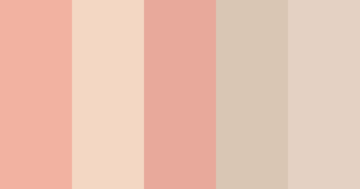 Download peaceful seashells color palette PNG image (landscape)