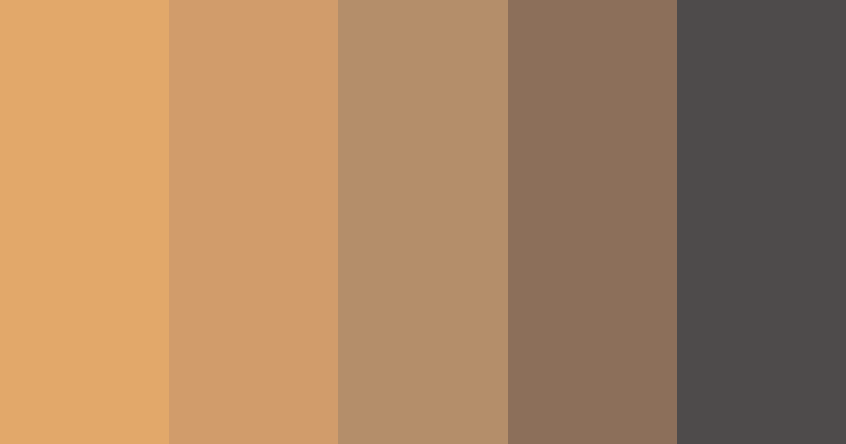 Download peaceful loincloth color palette PNG image (landscape)