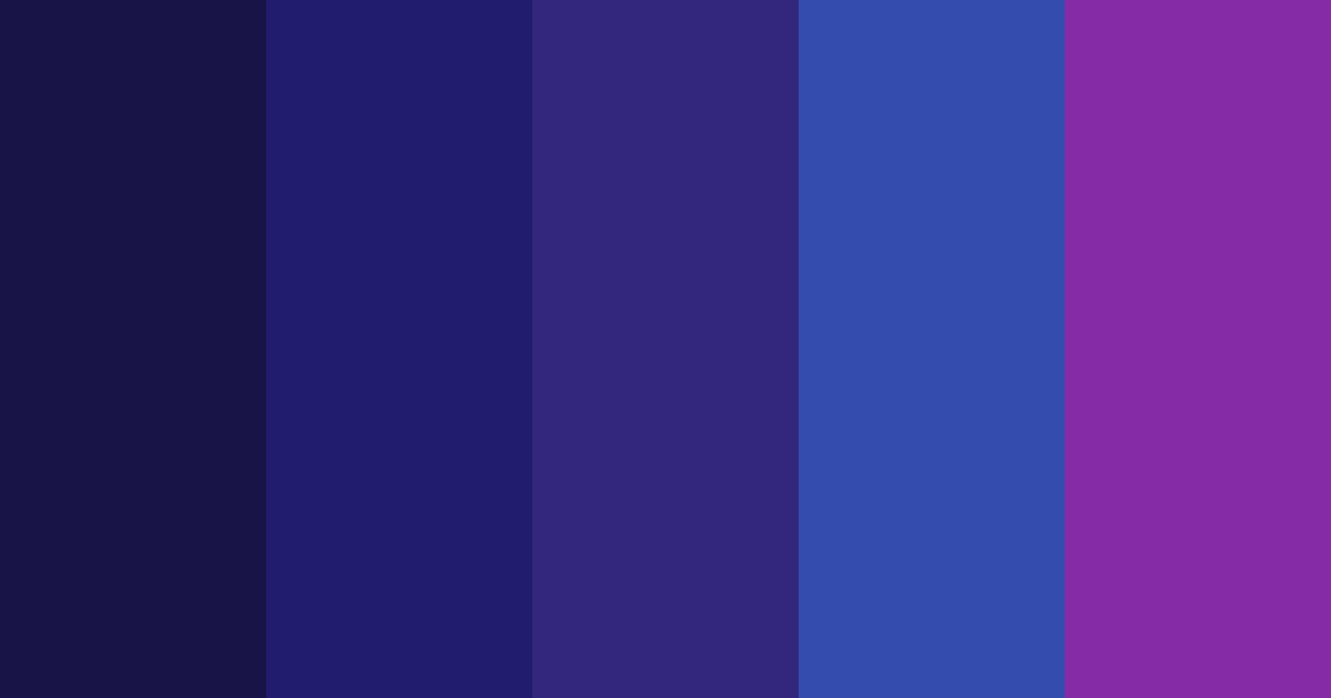 Download blue purple dream color palette PNG image (landscape)