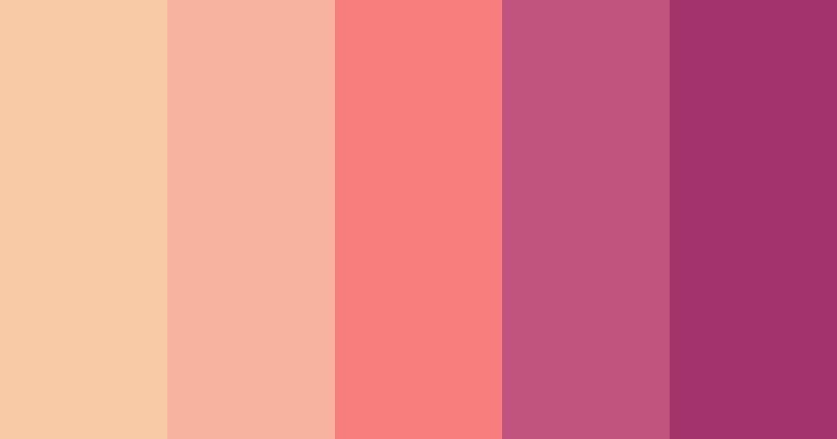 Download samurai sunset color palette PNG image (landscape)