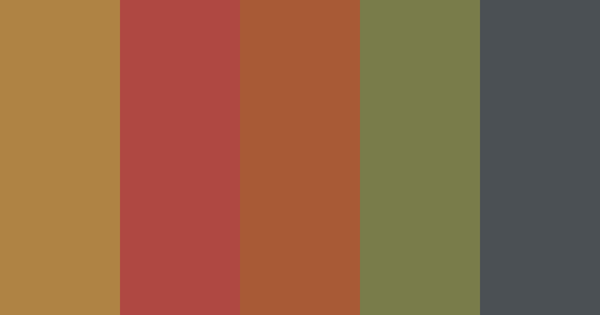 40s Sunshine Color Palette
