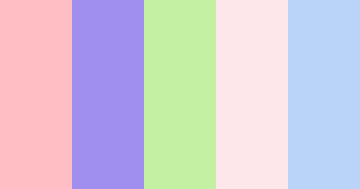 Download 50s brightness color palette PNG image (landscape)
