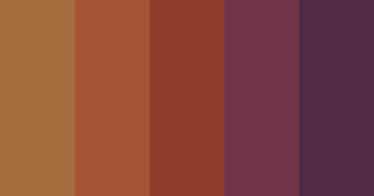 Download 70s vibes color palette PNG image (landscape)