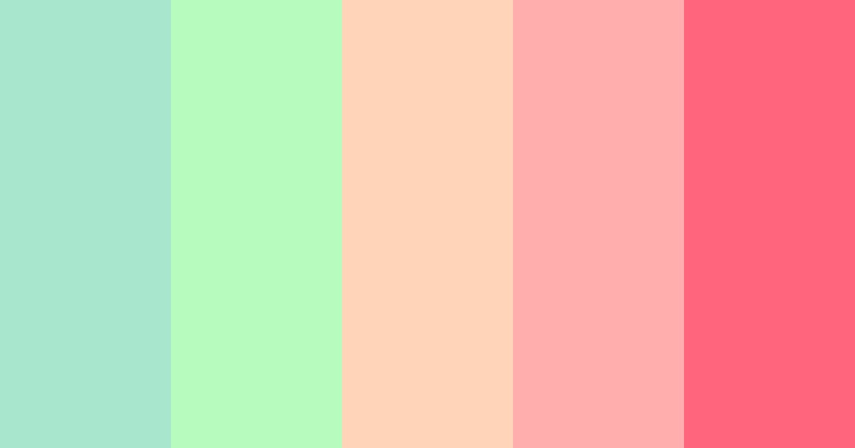 Download mint eyes color palette PNG image (landscape)