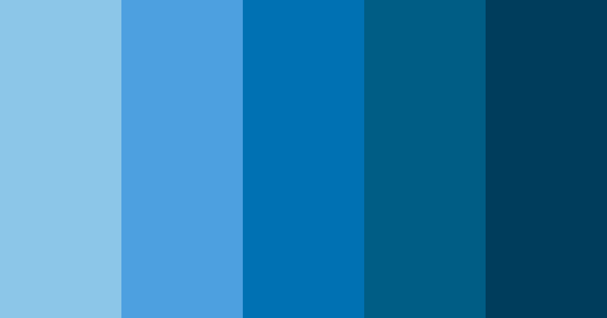 Download lake color palette PNG image (landscape)