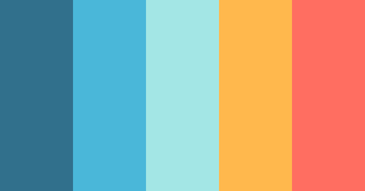 Download calypso breeze color palette PNG image (landscape)