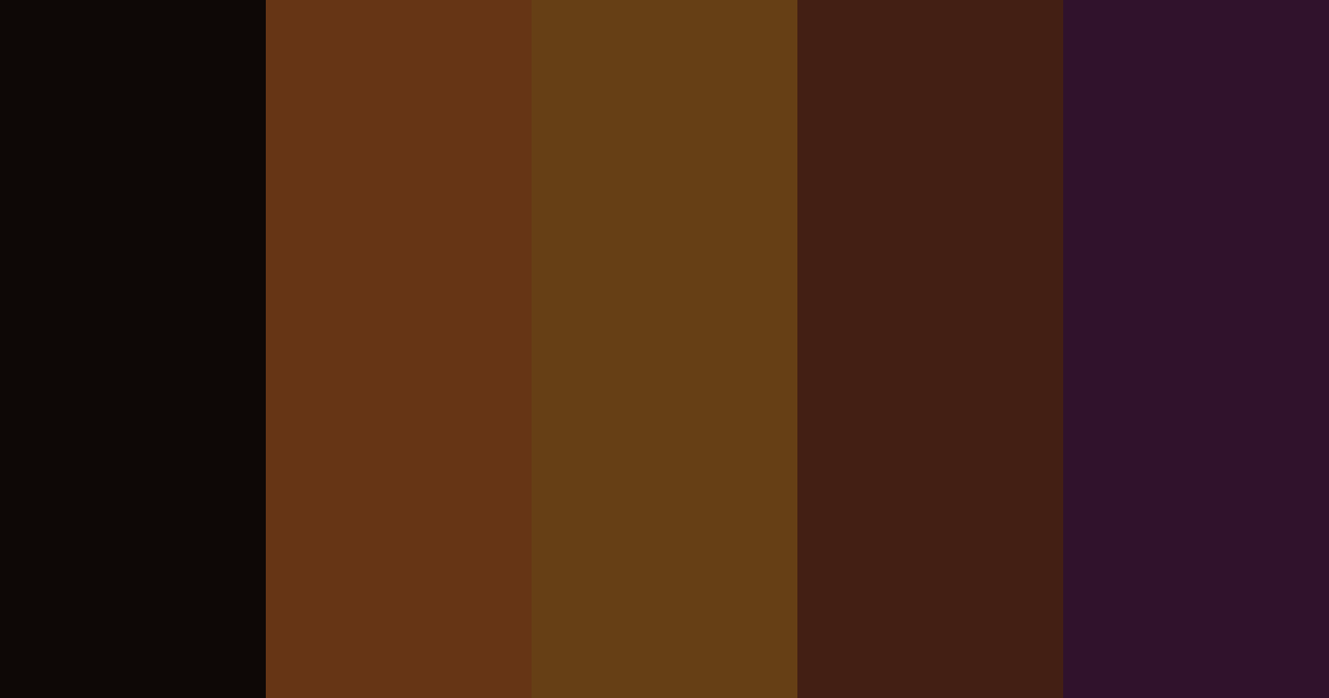 Download halloween color palette PNG image (landscape)