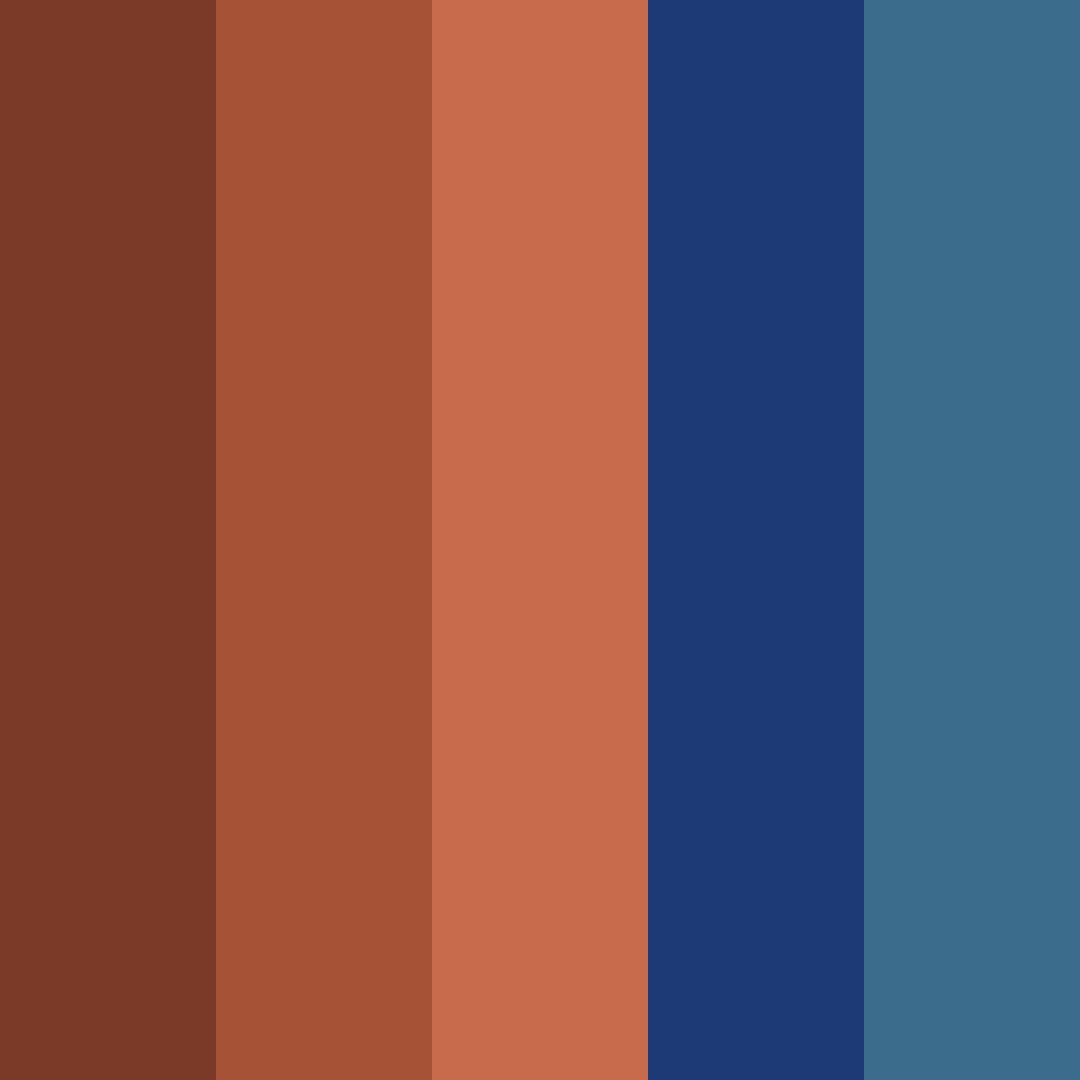 Download autumn's embrace color palette PNG image (square)