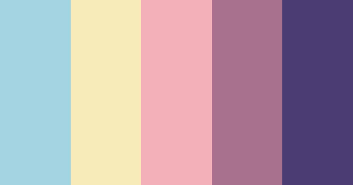 Download winter wonderland color palette PNG image (landscape)