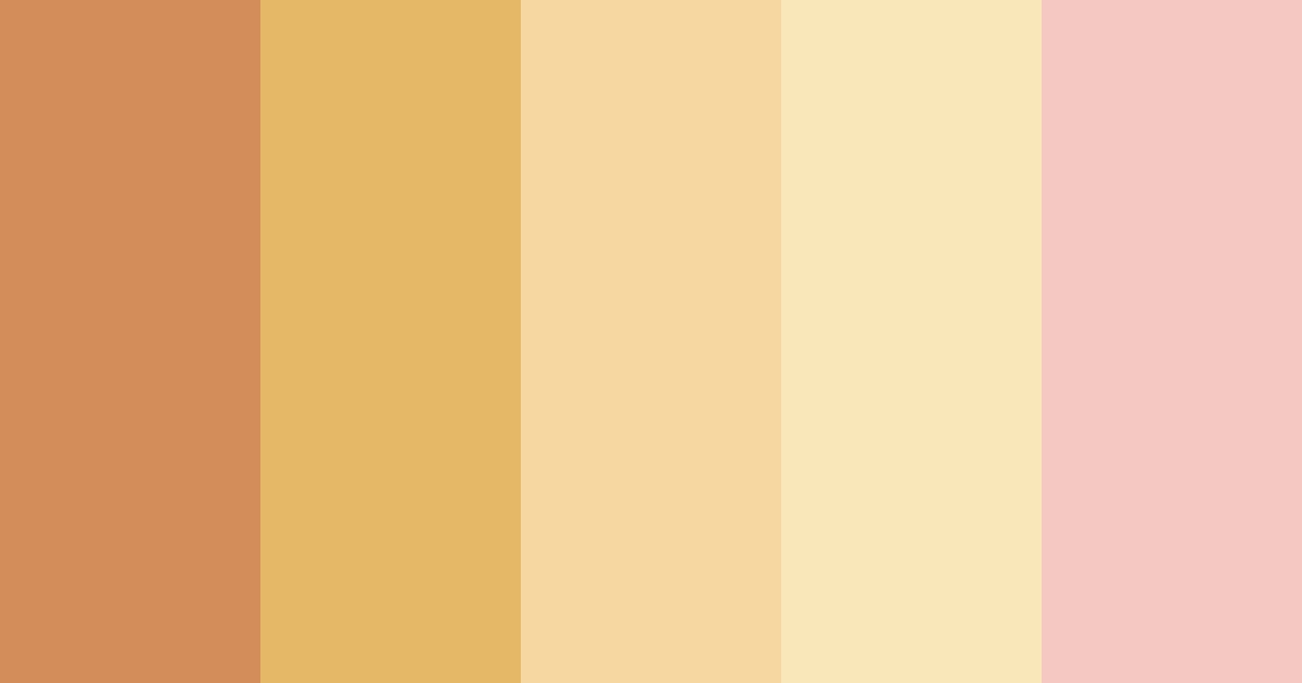 Download canela color palette PNG image (landscape)