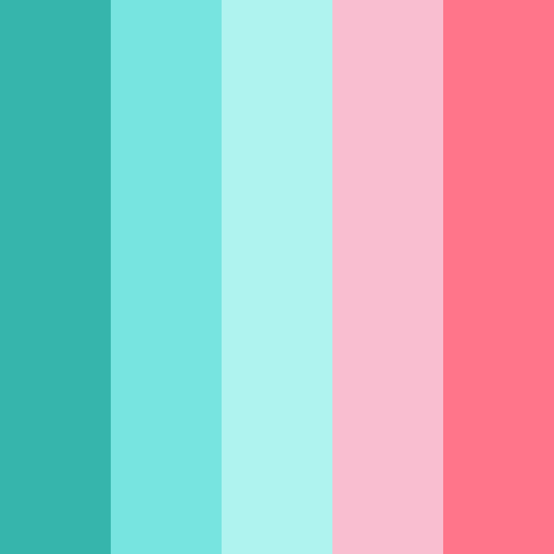 Download mermaid color palette PNG image (square)