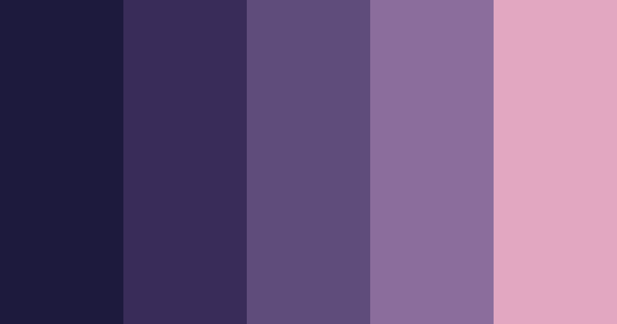 Download aesthetic dark color palette PNG image (landscape)