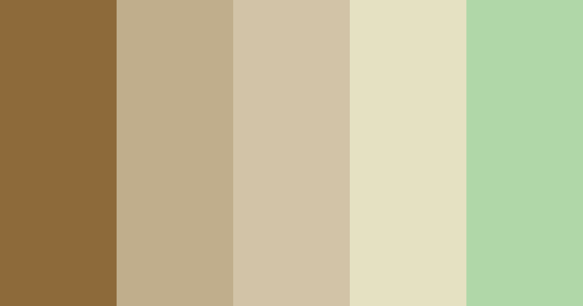 Download  hazel leaves color palette PNG image (landscape)