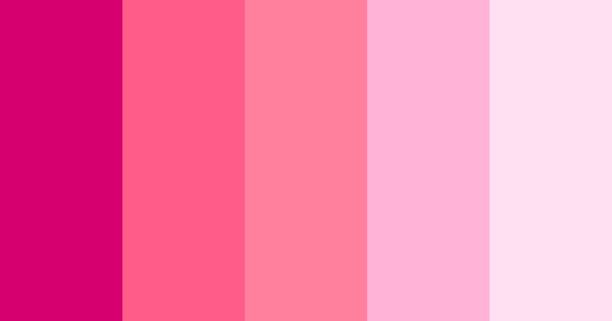 Download fuschia dream color palette PNG image (landscape)
