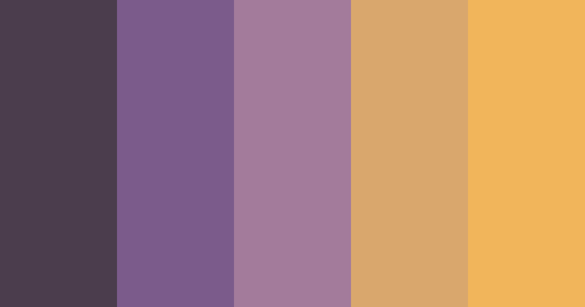 Download witchy vibes color palette PNG image (landscape)