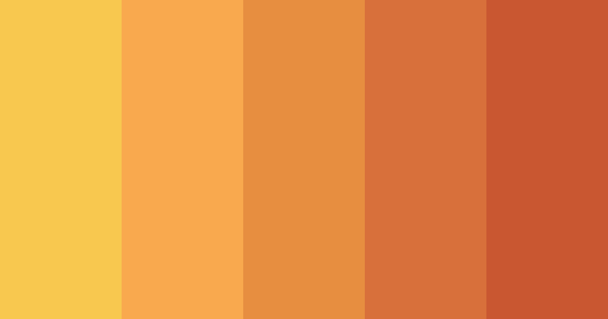 Download 70s vibes color palette PNG image (landscape)