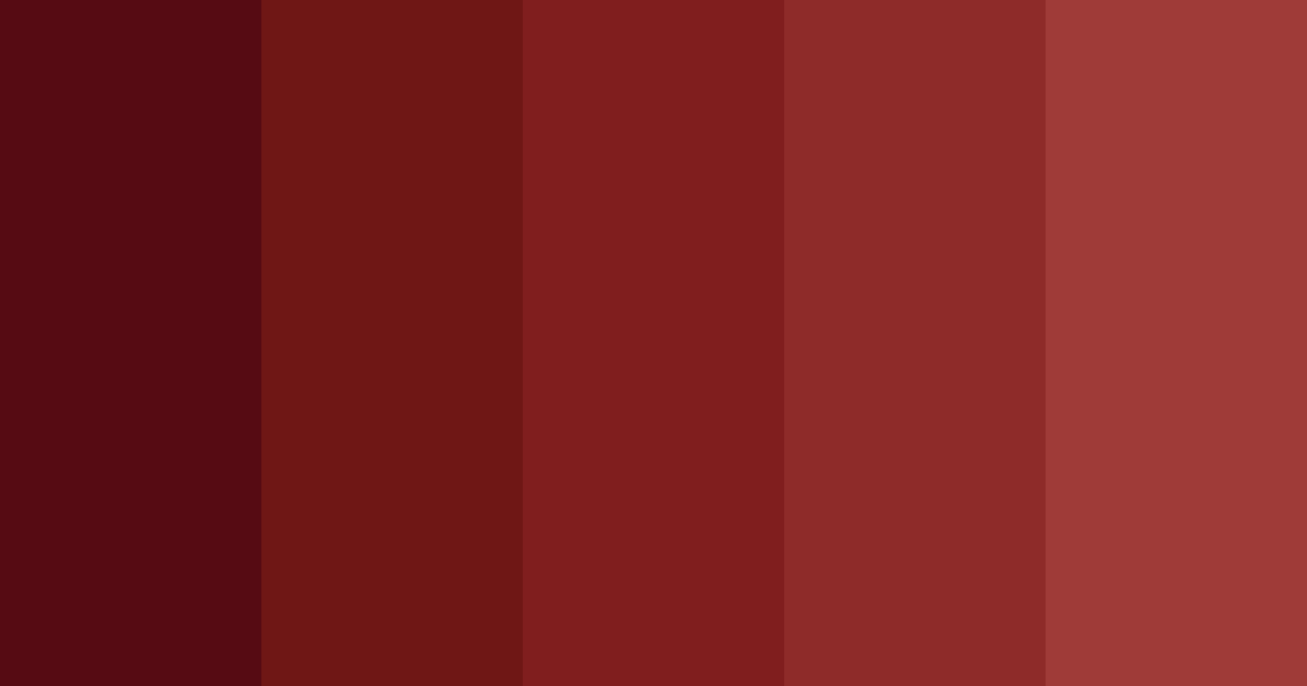 Download blood wine color palette PNG image (landscape)