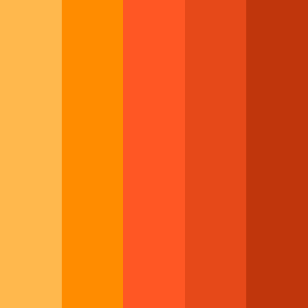 Download november glow color palette PNG image (square)