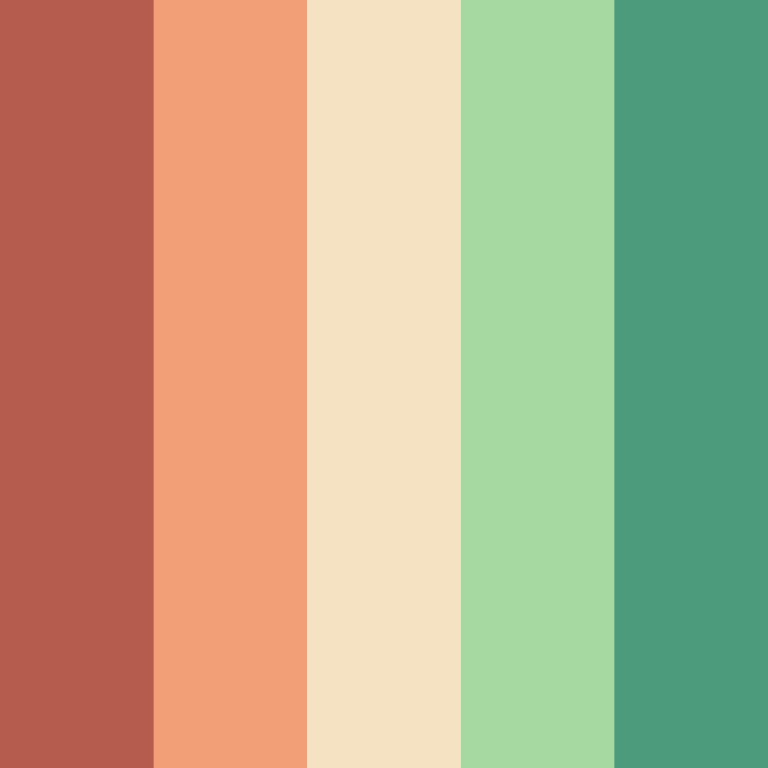 Download a dangerous hunt color palette PNG image (square)