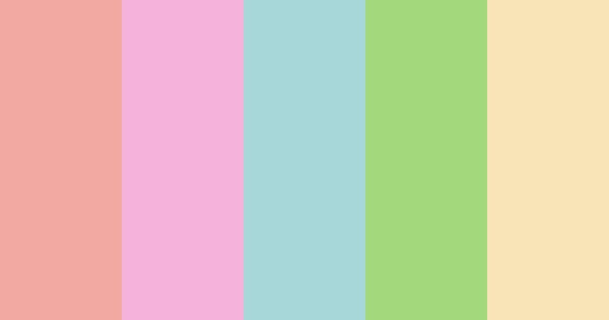Download animal affection color palette PNG image (landscape)