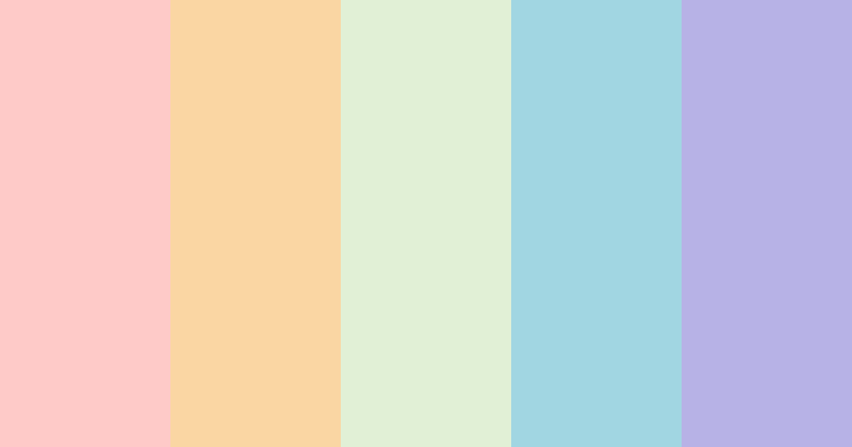 Download flower color palette PNG image (landscape)