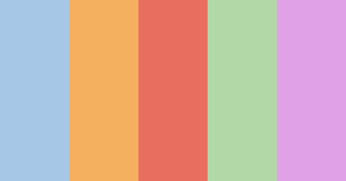 Download wafu color palette PNG image (landscape)