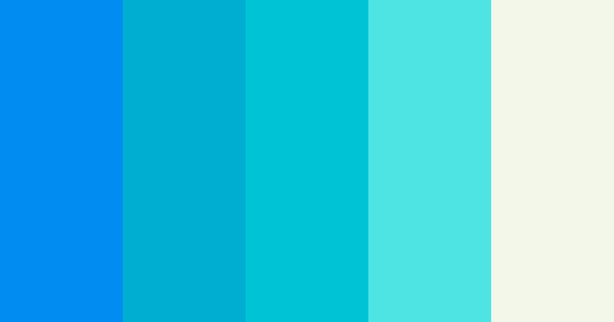 Download tsunami color palette PNG image (landscape)
