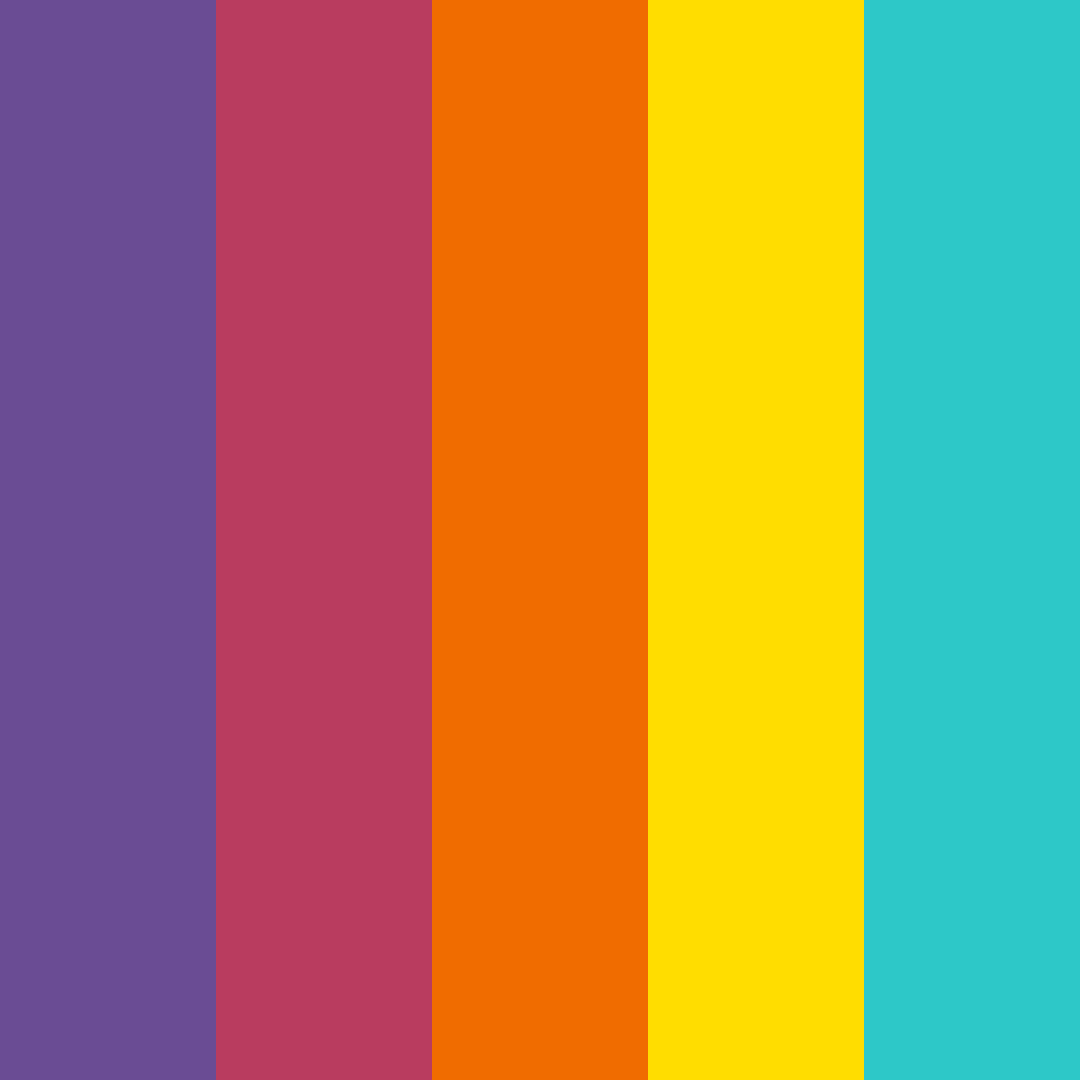 Download different witch color palette PNG image (square)