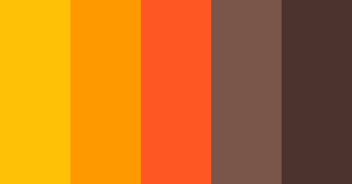 Download warm 90s camping rv color palette PNG image (landscape)