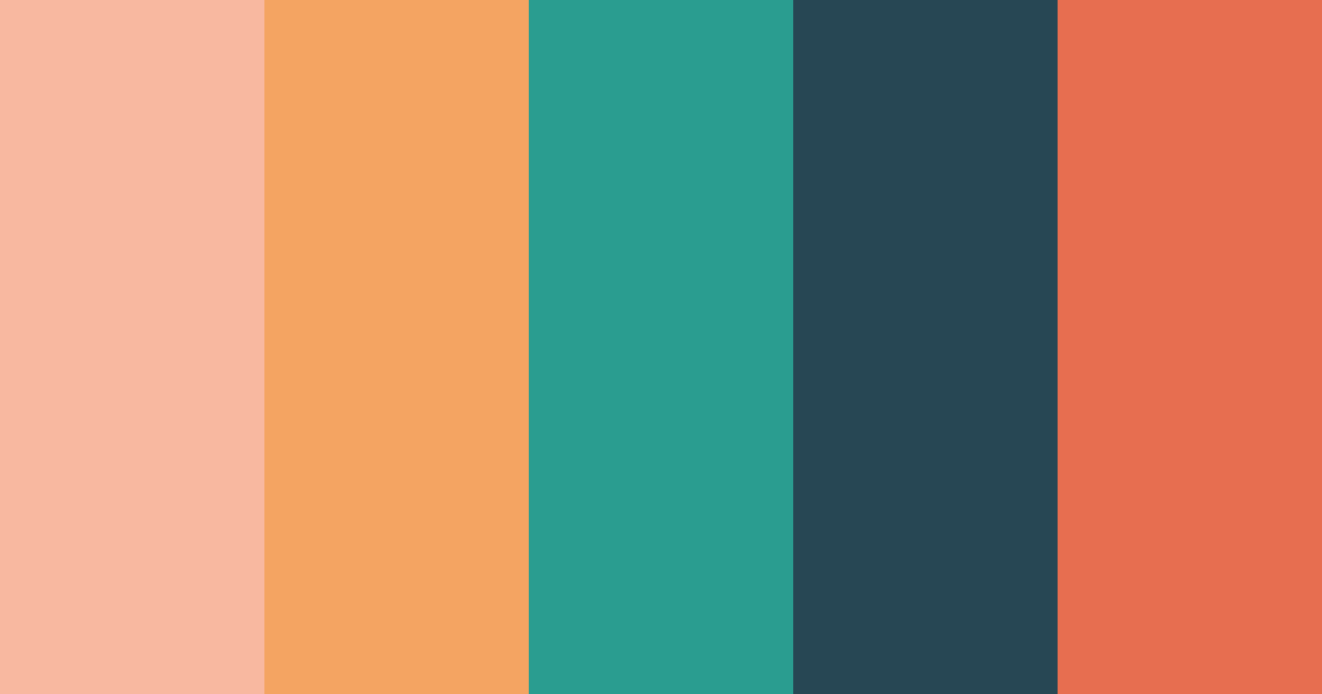 Download soft 80's color palette PNG image (landscape)