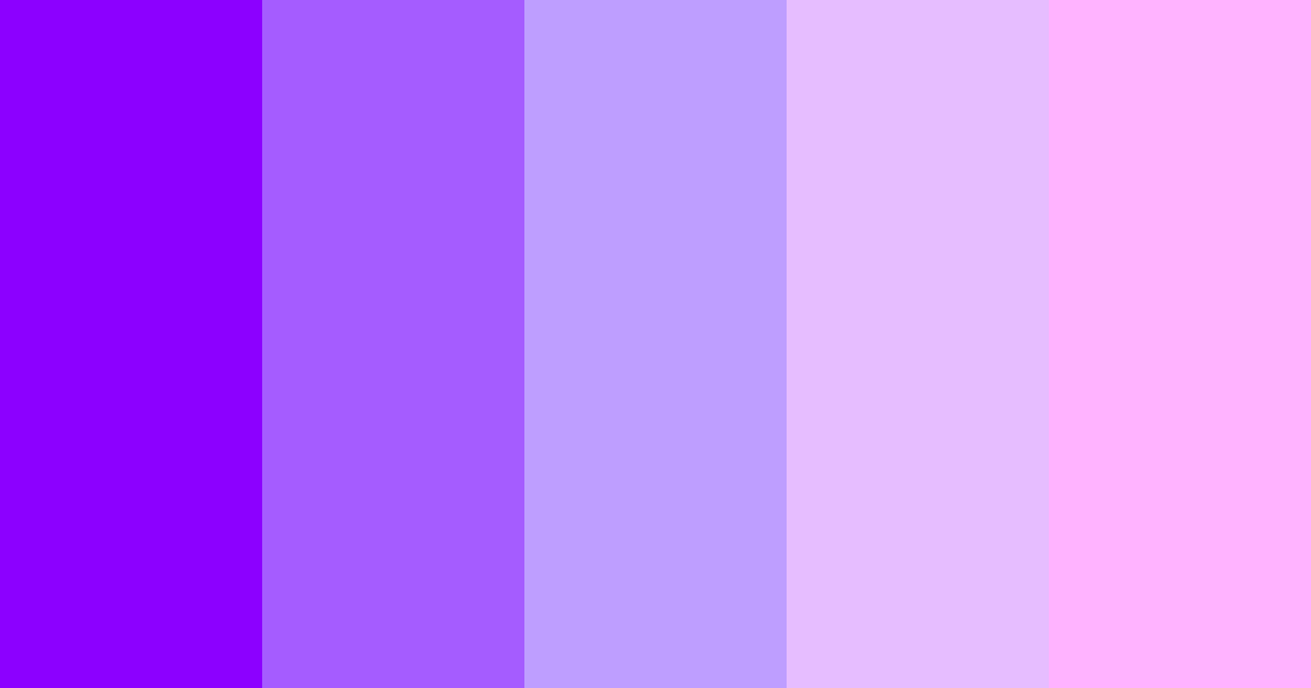 Download electric dream color palette PNG image (landscape)