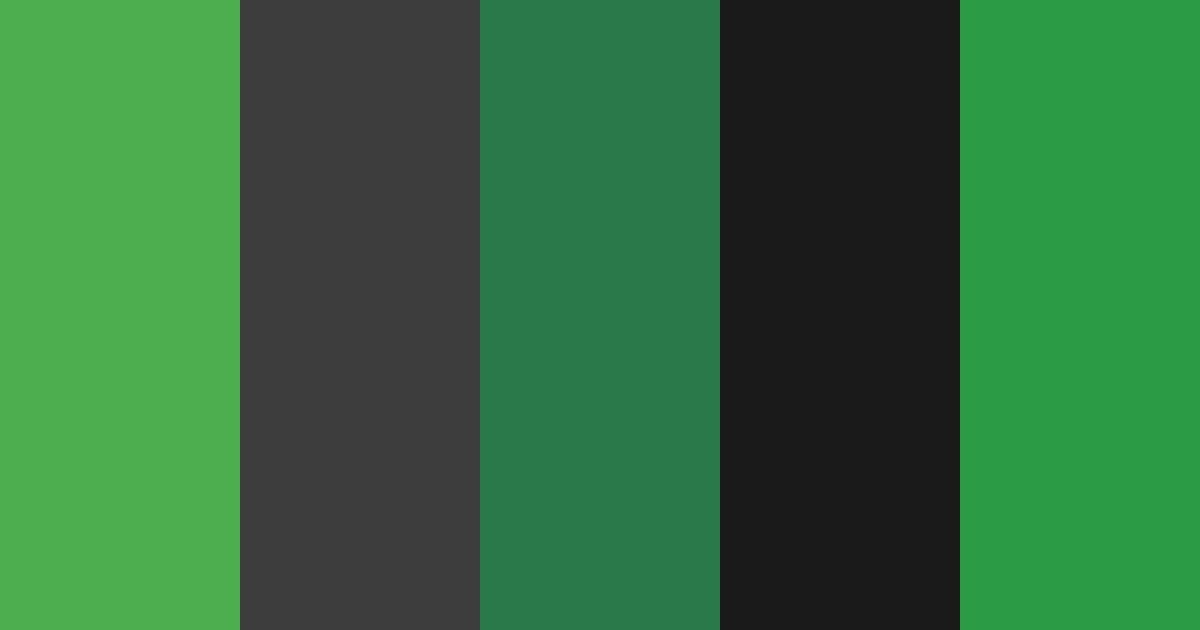 Download urban green color palette PNG image (landscape)