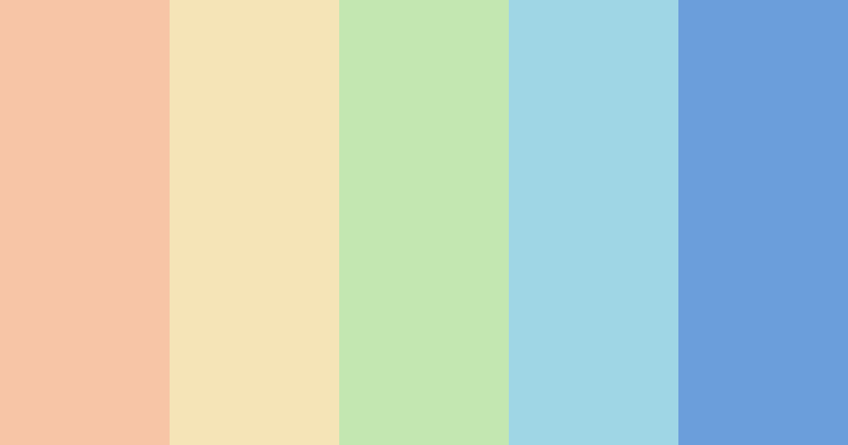 Download wafu colorful color palette PNG image (landscape)
