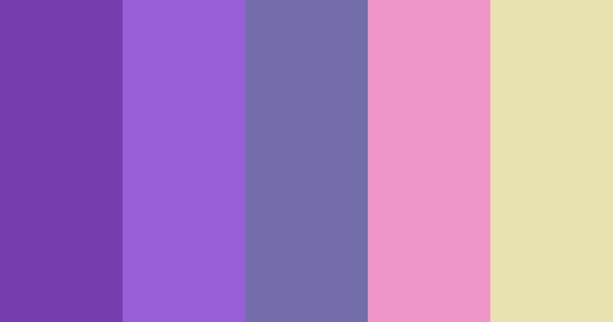 Download twilight sparkle color palette PNG image (landscape)