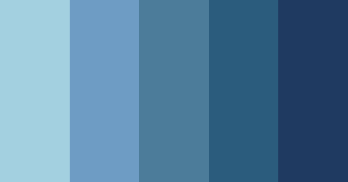 Download frozen blue color palette PNG image (landscape)