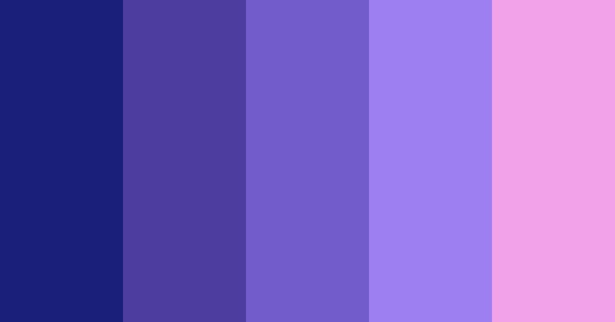 Download cyber sunset color palette PNG image (landscape)