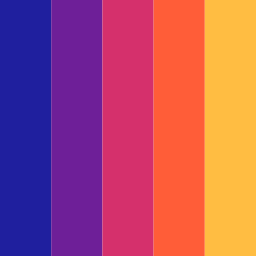 Retro Psychedelia in Psychedelic Color Palettes